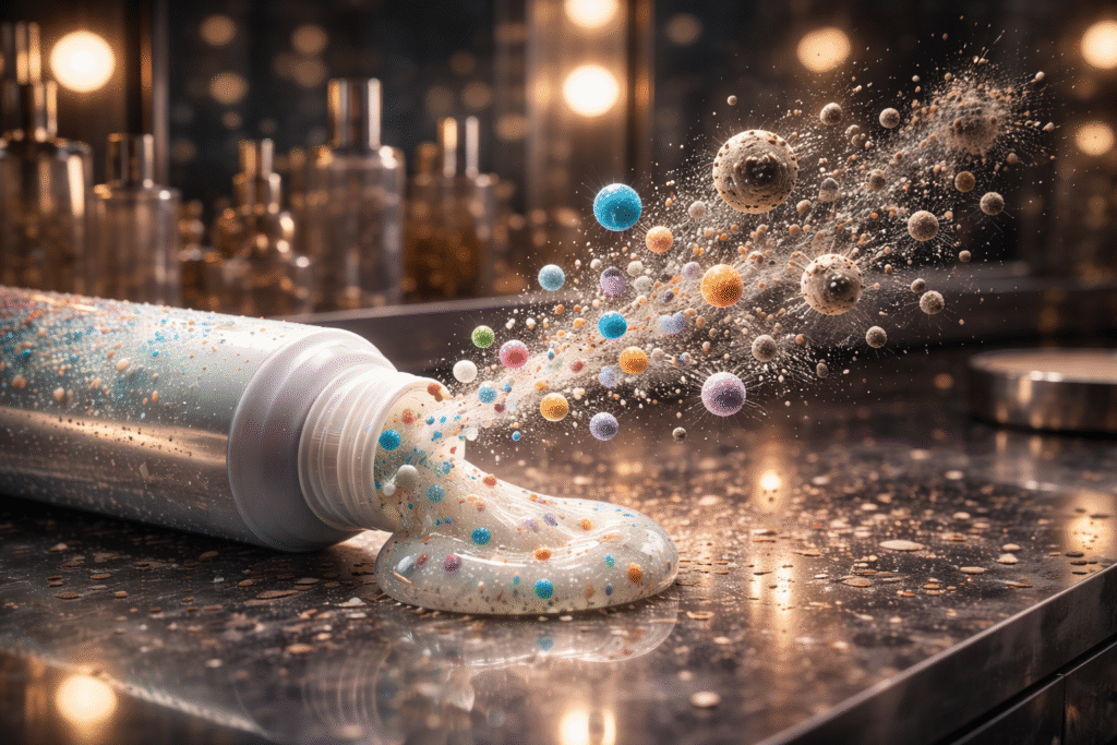 microplastics (polyethylene beads)