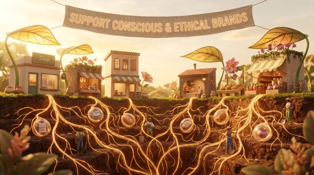 support conscious and ethical brands