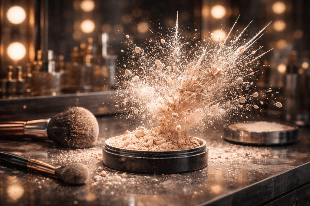 talc (potential asbestos contamination)