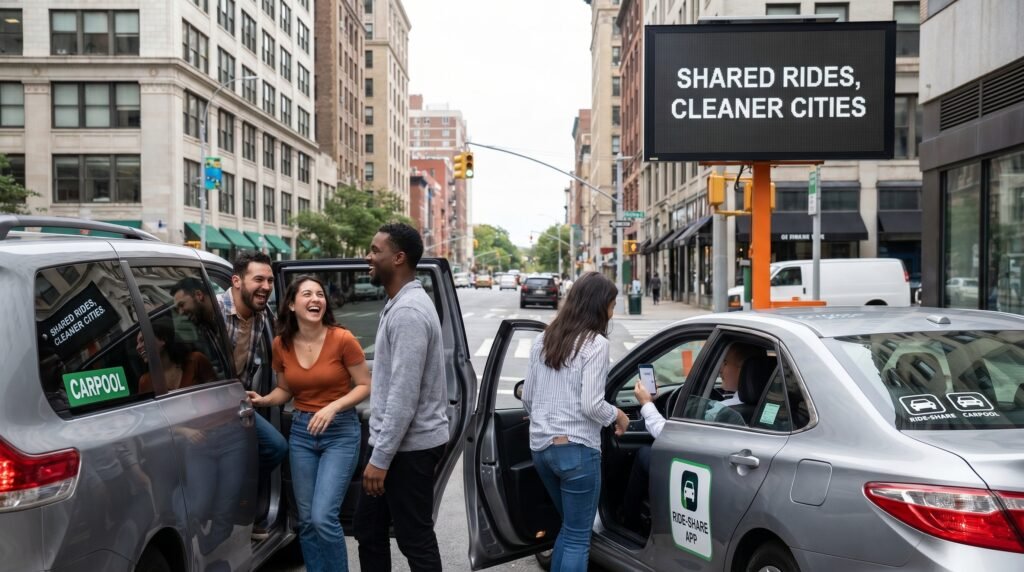 Carpooling and Ridesharing
