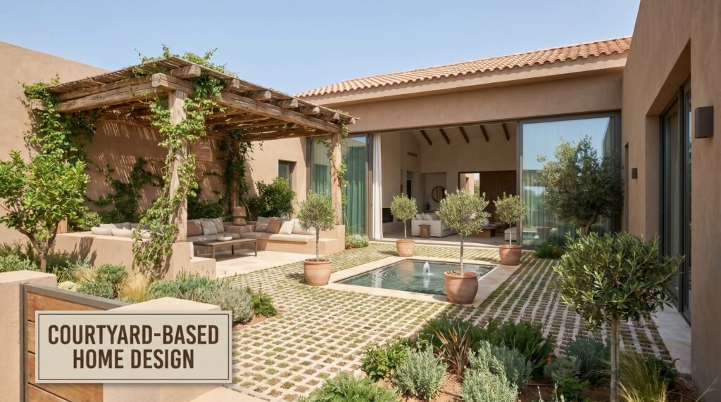 courtyard based home design