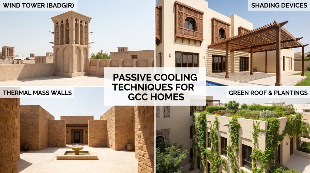 different passive cooling systems
