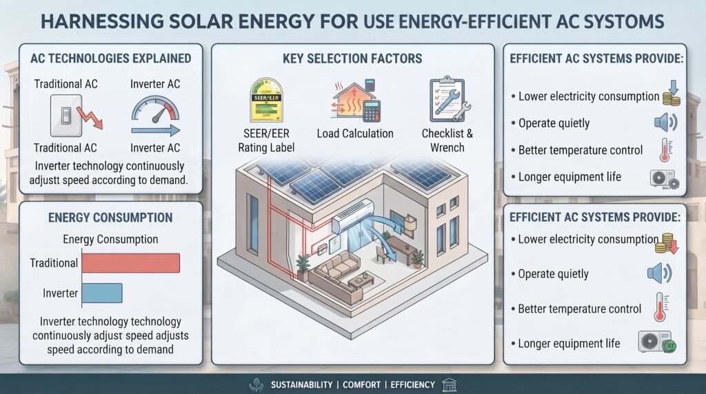 10 Proven Ways to Reduce Your AC Energy Bills in the GCC energy efficient ac system