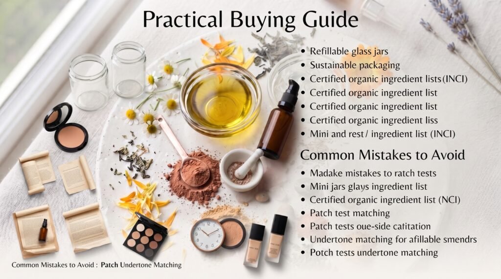 organic foundations buying tips