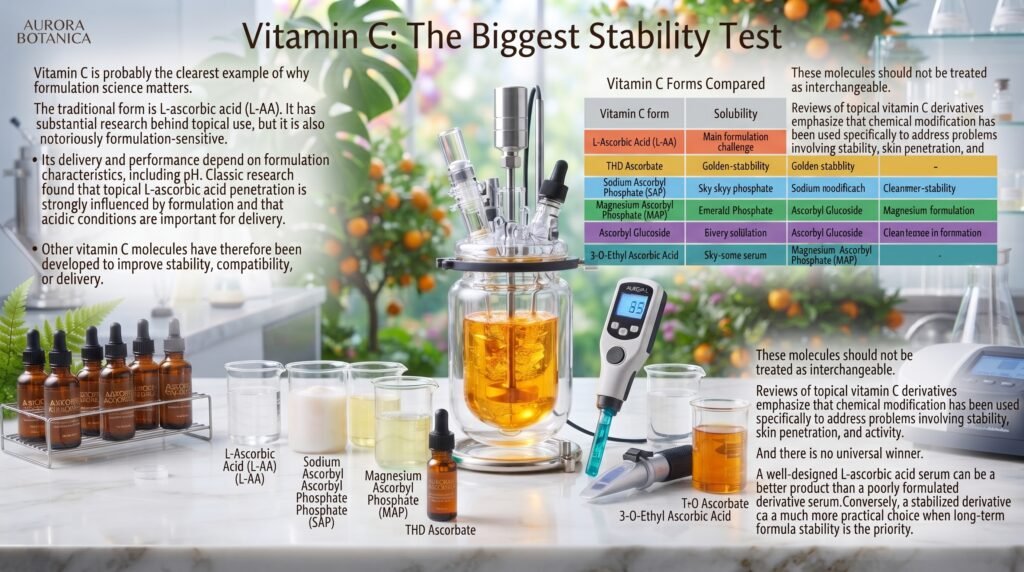 Organic Serums Decoded: Which Natural Actives Are Actually Stable? vitamin c stability test